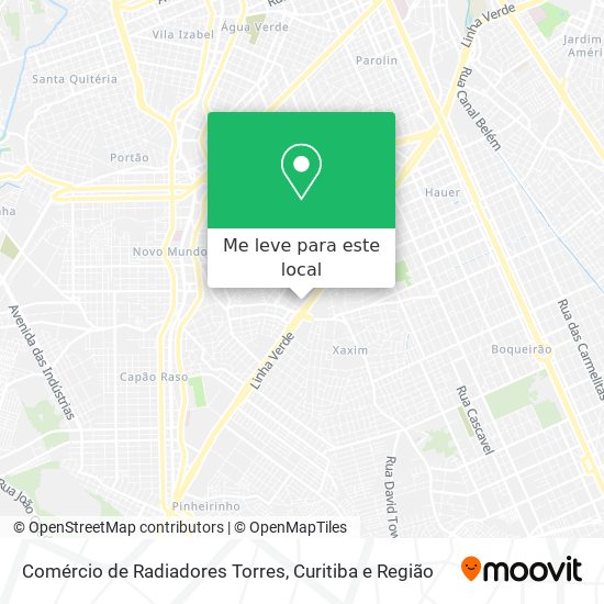 Comércio de Radiadores Torres mapa