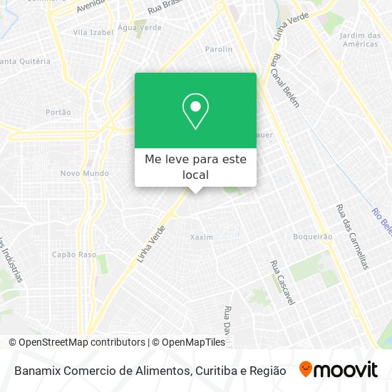 Banamix Comercio de Alimentos mapa