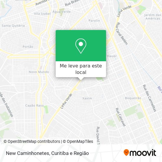 New Caminhonetes mapa