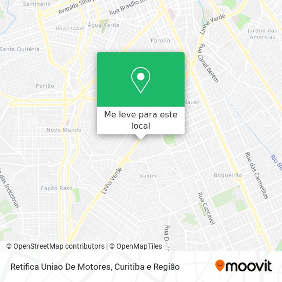 Retifica Uniao De Motores mapa