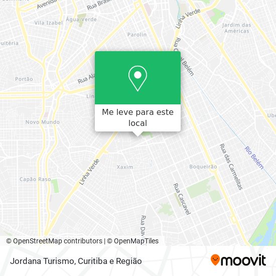 Jordana Turismo mapa