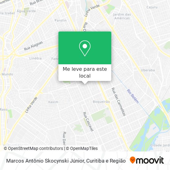 Marcos Antônio Skocynski Júnior mapa
