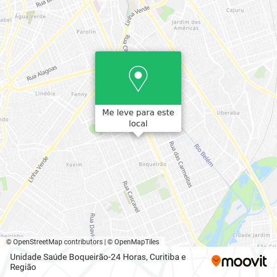 Unidade Saúde Boqueirão-24 Horas mapa