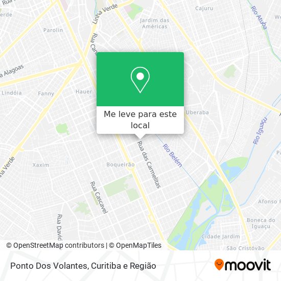 Ponto Dos Volantes mapa