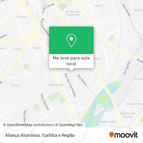 Aliança Alumínios mapa
