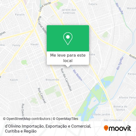 d'Olivino Importação, Exportação e Comercial mapa