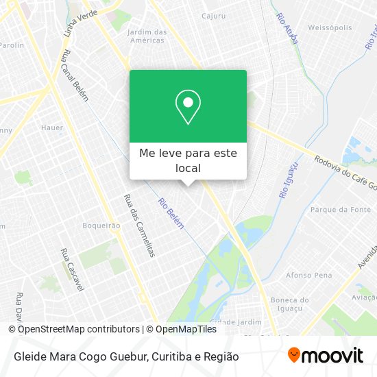 Gleide Mara Cogo Guebur mapa
