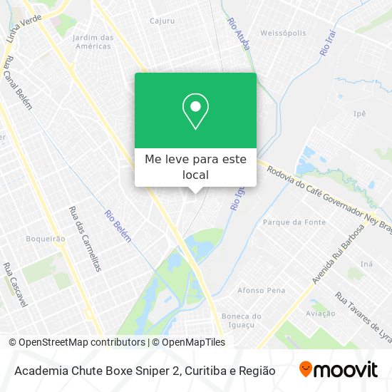 Academia Chute Boxe Sniper 2 mapa