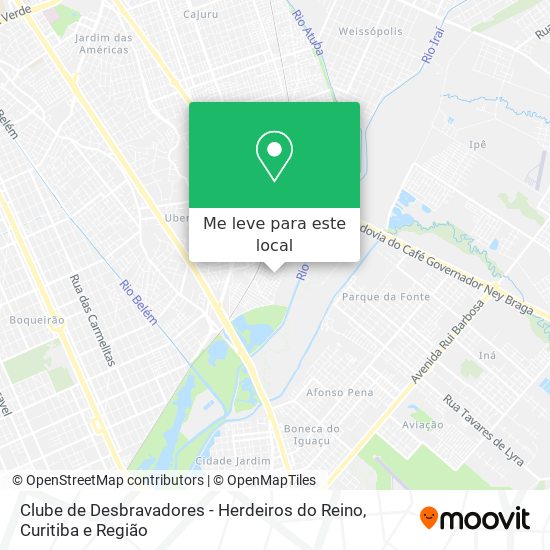 Clube de Desbravadores - Herdeiros do Reino mapa