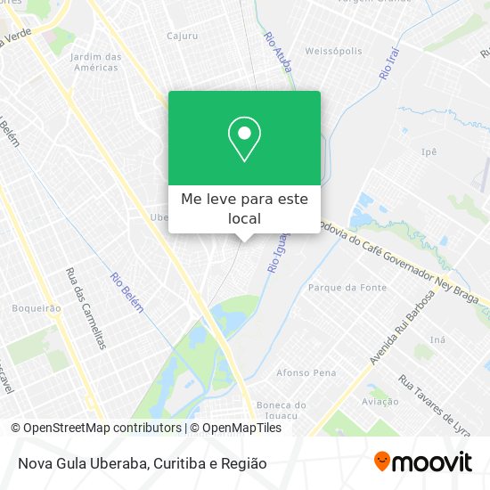 Nova Gula Uberaba mapa