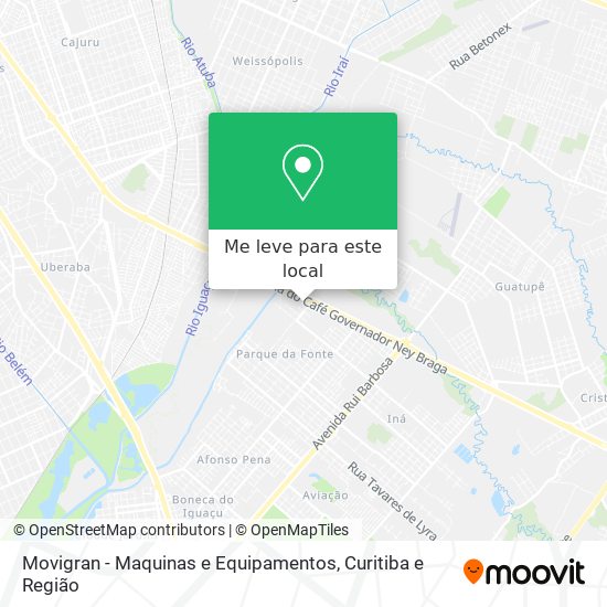 Movigran - Maquinas e Equipamentos mapa