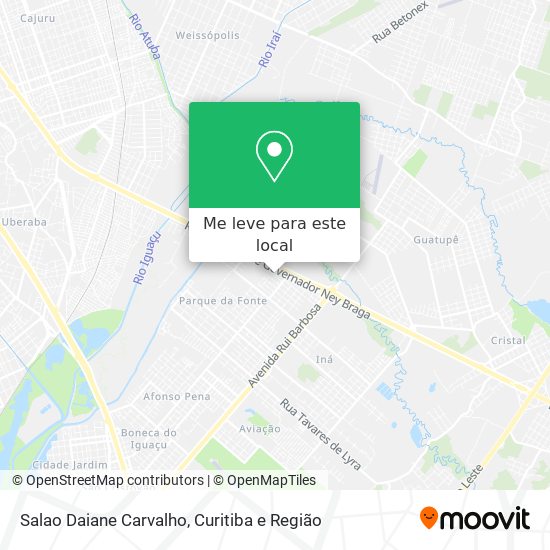 Salao Daiane Carvalho mapa
