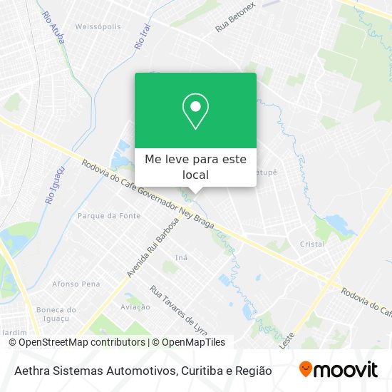 Aethra Sistemas Automotivos mapa