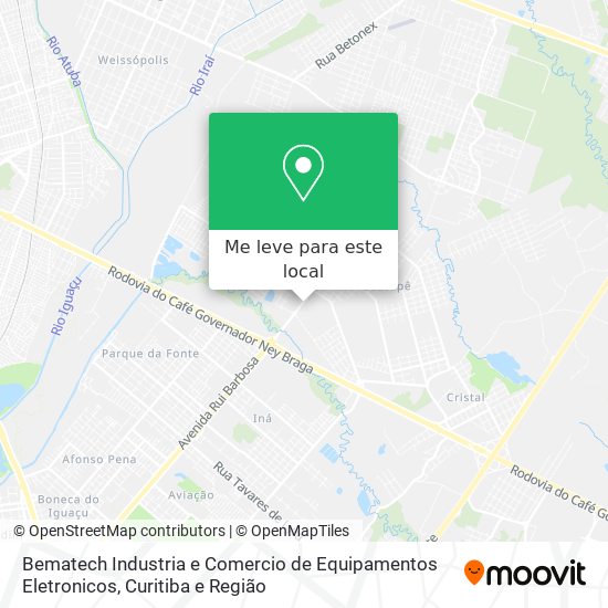 Bematech Industria e Comercio de Equipamentos Eletronicos mapa