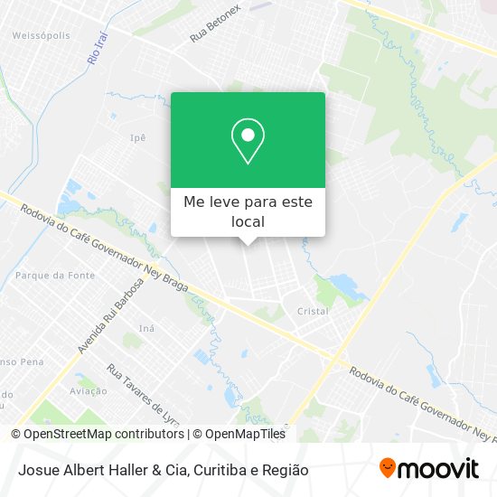 Josue Albert Haller & Cia mapa