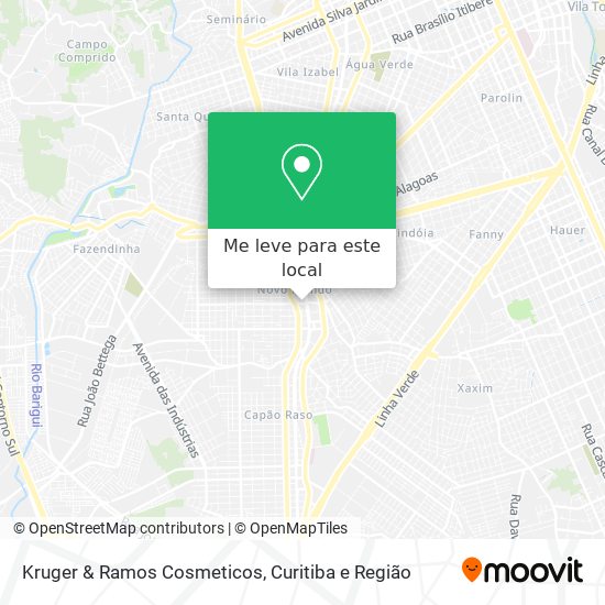 Kruger & Ramos Cosmeticos mapa