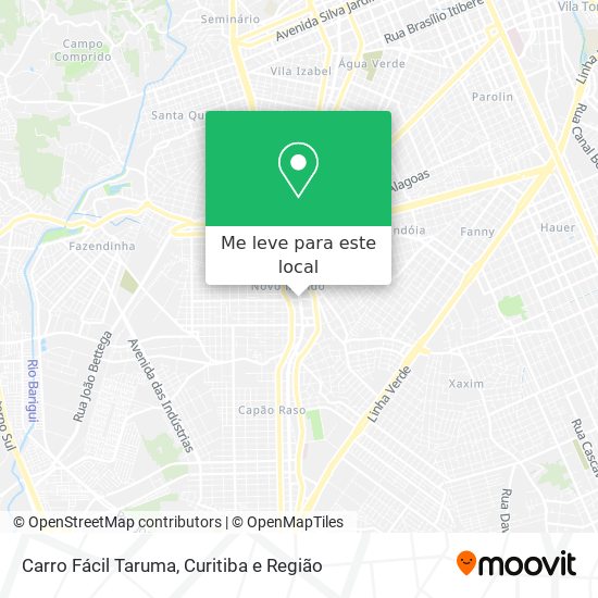 Carro Fácil Taruma mapa