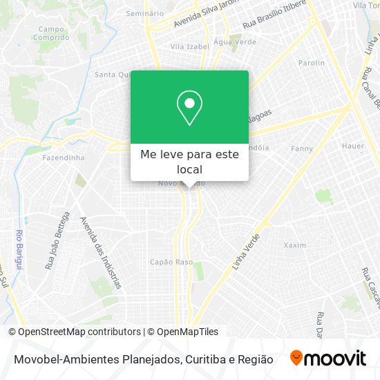 Movobel-Ambientes Planejados mapa