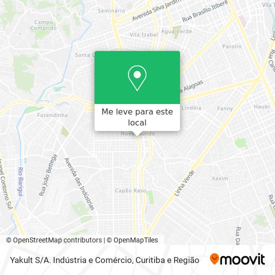 Yakult S / A. Indústria e Comércio mapa
