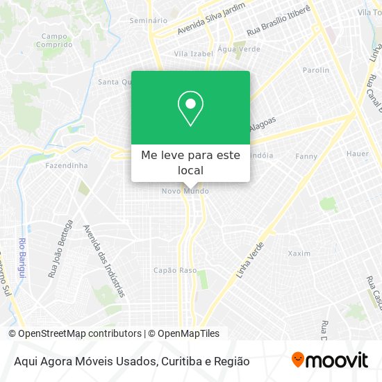 Aqui Agora Móveis Usados mapa