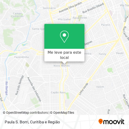 Paula S. Borri mapa