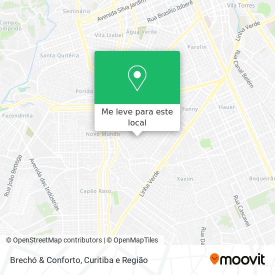 Brechó & Conforto mapa