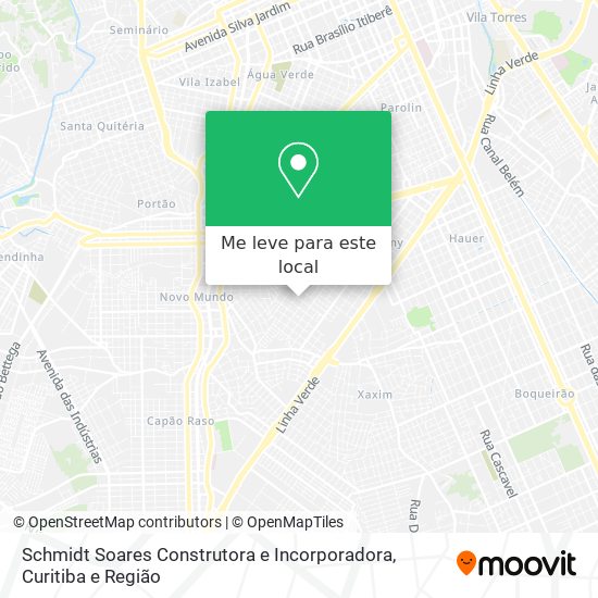 Schmidt Soares Construtora e Incorporadora mapa