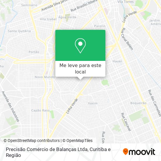 Precisão Comércio de Balanças Ltda mapa