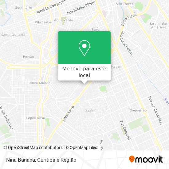 Nina Banana mapa