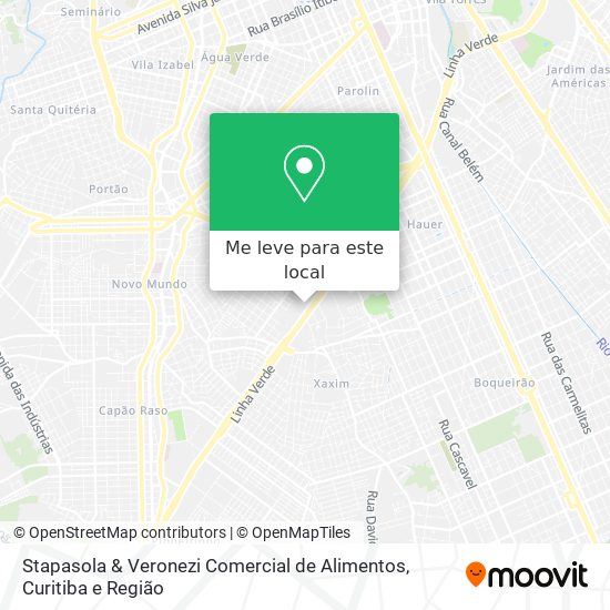 Stapasola & Veronezi Comercial de Alimentos mapa