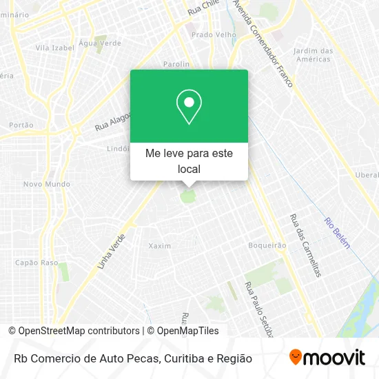 Rb Comercio de Auto Pecas mapa