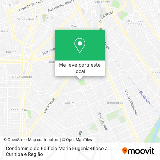 Condomínio do Edifício Maria Eugênia-Bloco a mapa