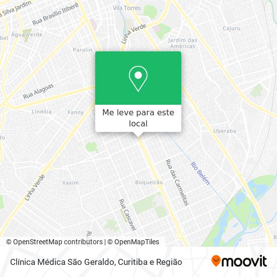 Clínica Médica São Geraldo mapa