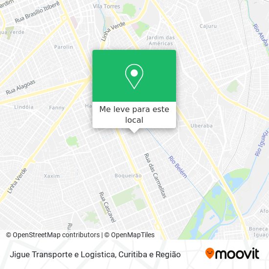 Jigue Transporte e Logistica mapa