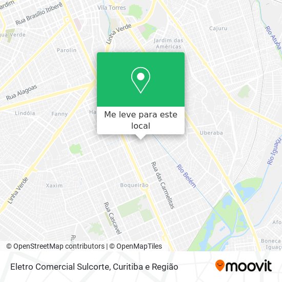 Eletro Comercial Sulcorte mapa
