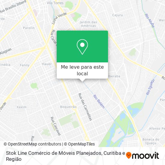 Stok Line Comércio de Móveis Planejados mapa