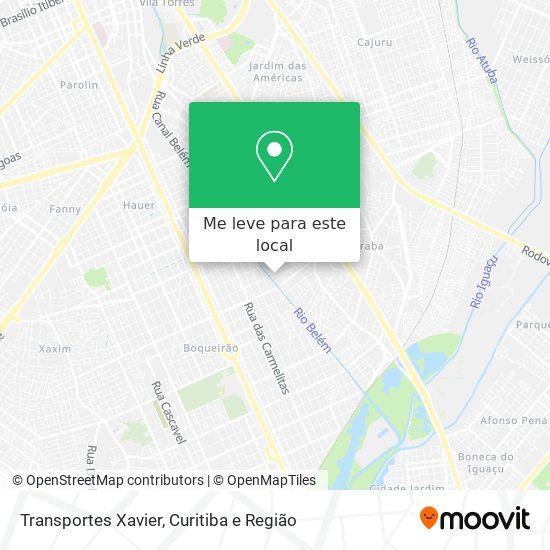 Transportes Xavier mapa