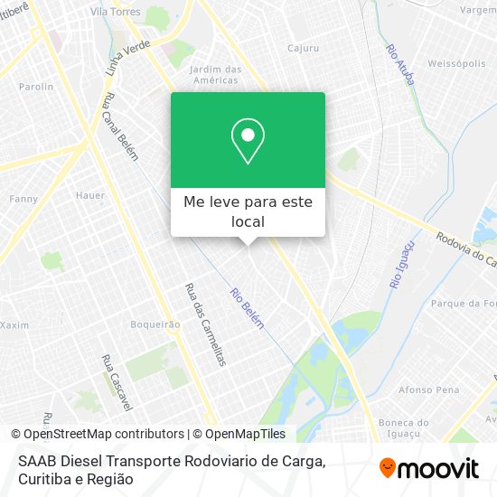 SAAB Diesel Transporte Rodoviario de Carga mapa