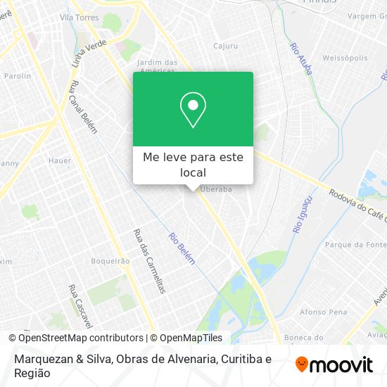 Marquezan & Silva, Obras de Alvenaria mapa