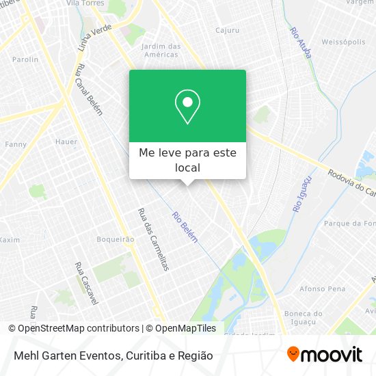 Mehl Garten Eventos mapa