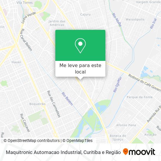 Maquitronic Automacao Industrial mapa
