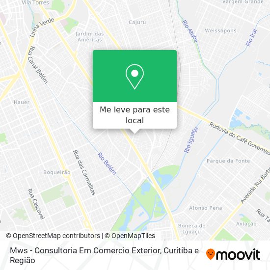 Mws - Consultoria Em Comercio Exterior mapa