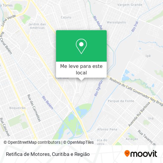 Retifica de Motores mapa