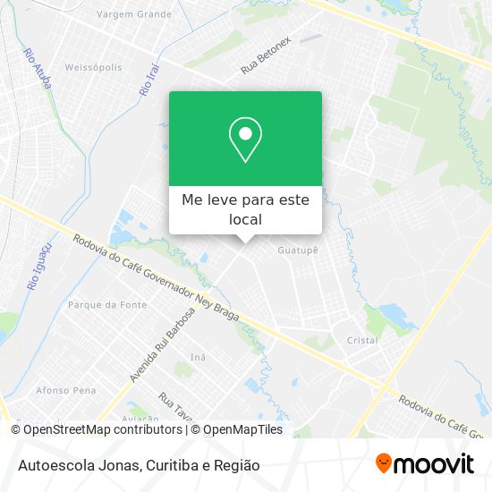 Autoescola Jonas mapa