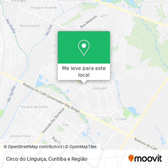 Circo do Linguiça mapa