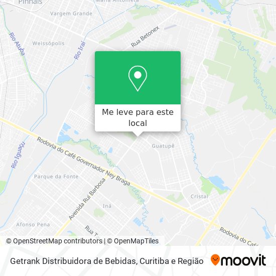 Getrank Distribuidora de Bebidas mapa
