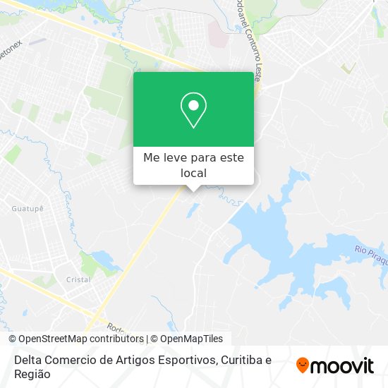Delta Comercio de Artigos Esportivos mapa