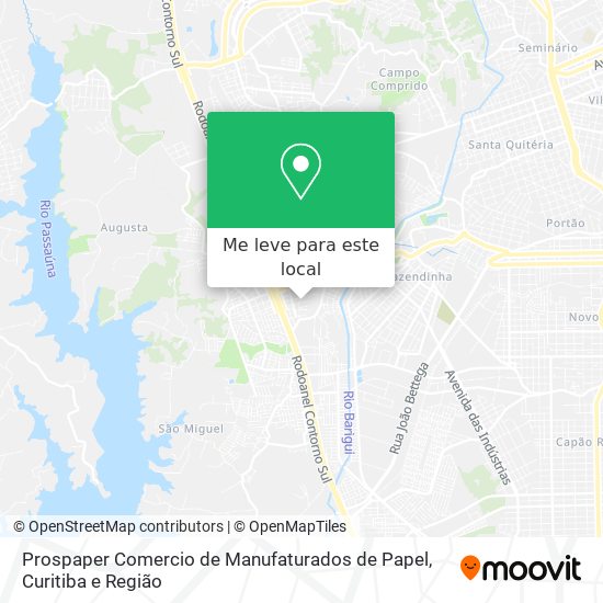 Prospaper Comercio de Manufaturados de Papel mapa