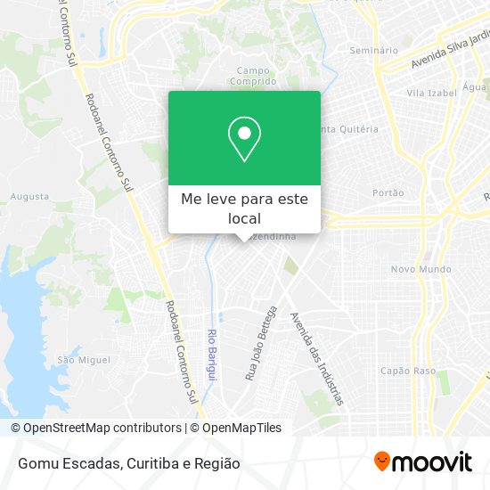 Gomu Escadas mapa