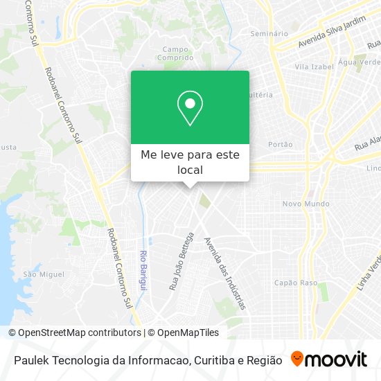 Paulek Tecnologia da Informacao mapa
